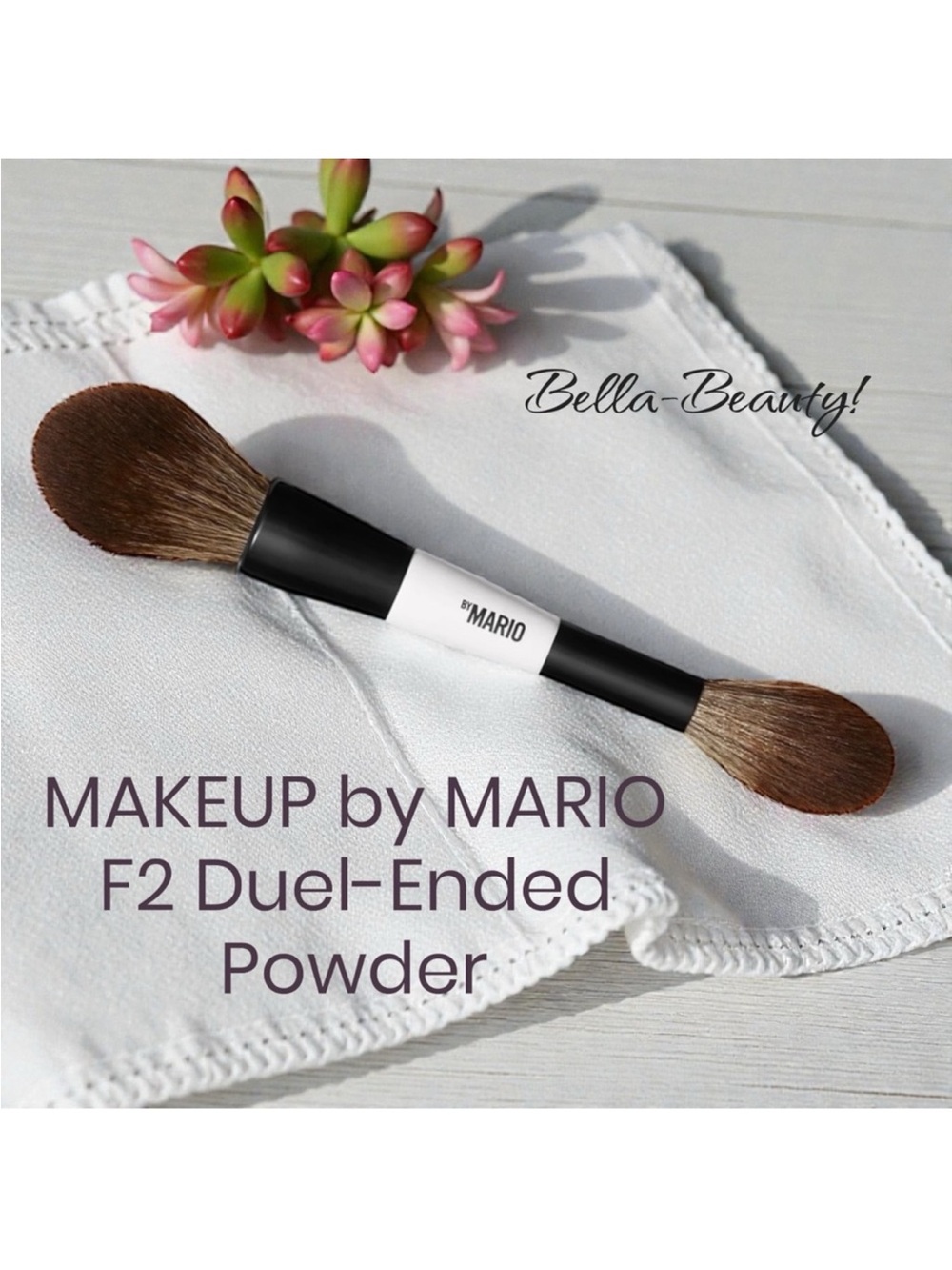 MAKEUP by MARIO F2
F2 DUAL-ENDED POWDER BRUSH ~NEW~